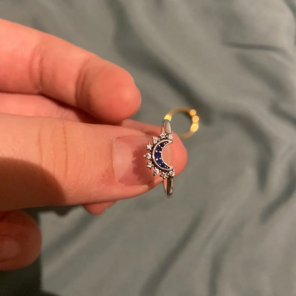 925 Sterling Silver Stackable Rings Size 8 - image 1